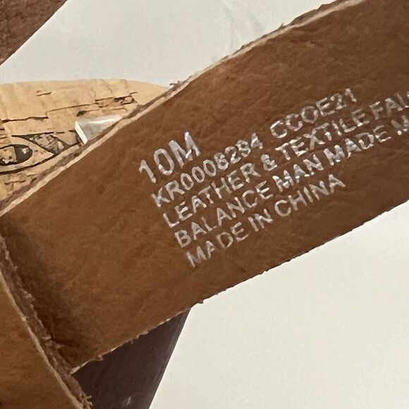 Korks Womens Size 10 Faux Fur Ankle Strap Wendy Clog - Picture 8 of 8